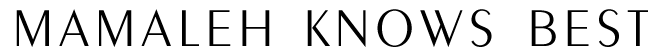 Mamaleh Knows Best Logo